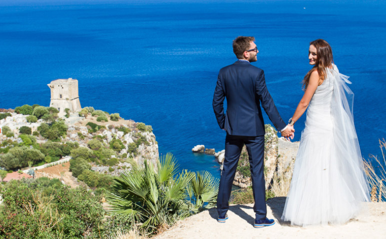 Foto matrimonio al mare Trapani